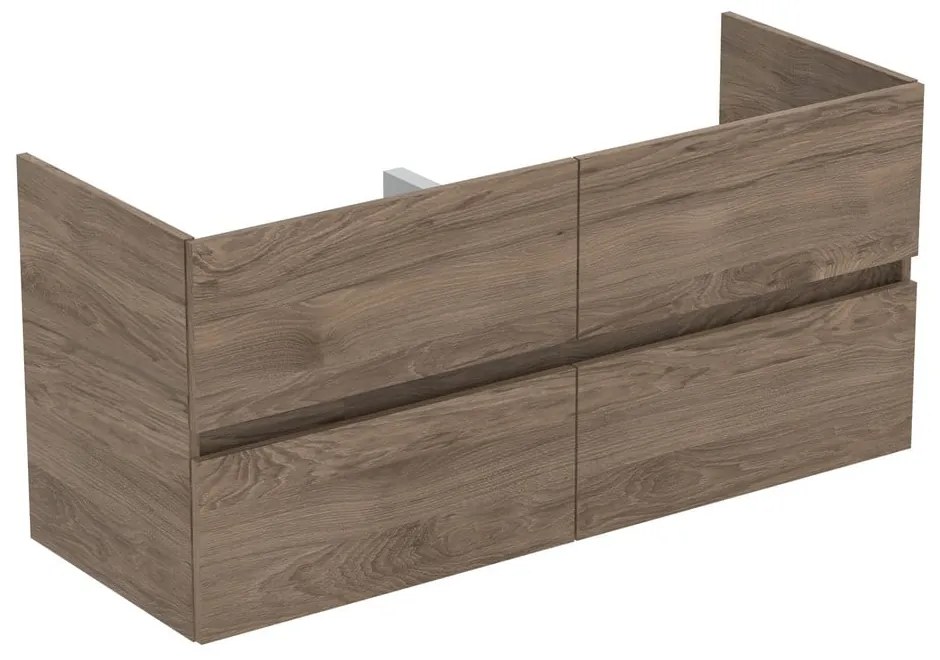 Závesná skrinka pod umývadlo v dekore orecha v prírodnej farbe 120x55 cm Eurovit+ – Ideal Standard