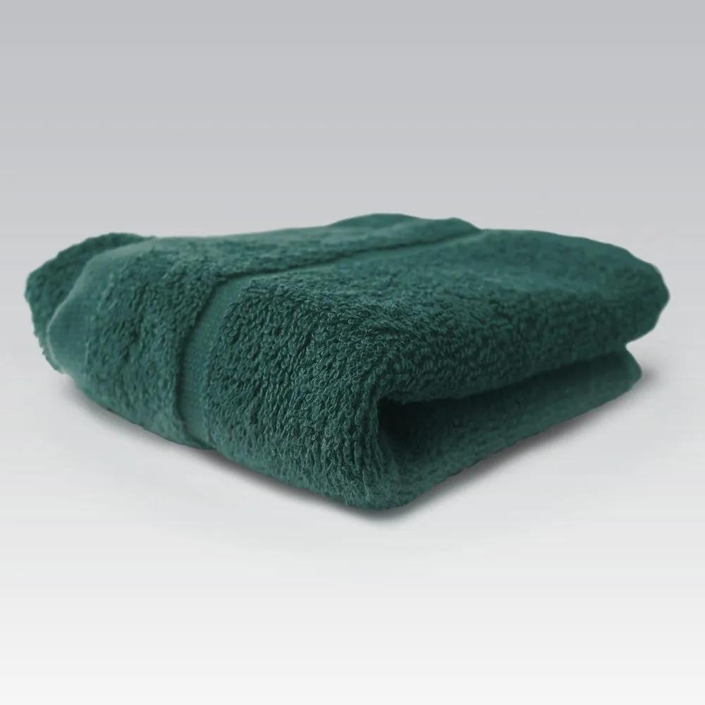 Dobrý Textil Malý uterák Economy 30x50 - Tmavozelená