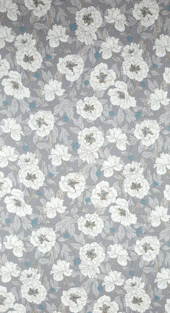 ZÁVES NA KRÚŽKOCH FABIA 140X250 CM VZOROVANÁ