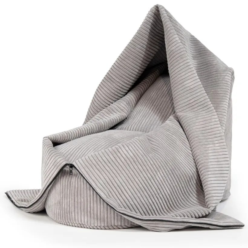 Menčestrový detský sedací vak v mentolovej farbe Cocoon 80 – SLOWDOWN