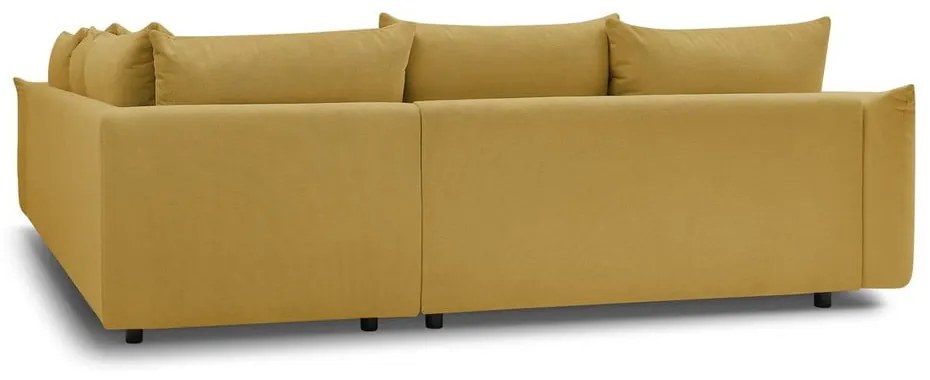 Žltá rohová pohovka Ernest – Bobochic Paris