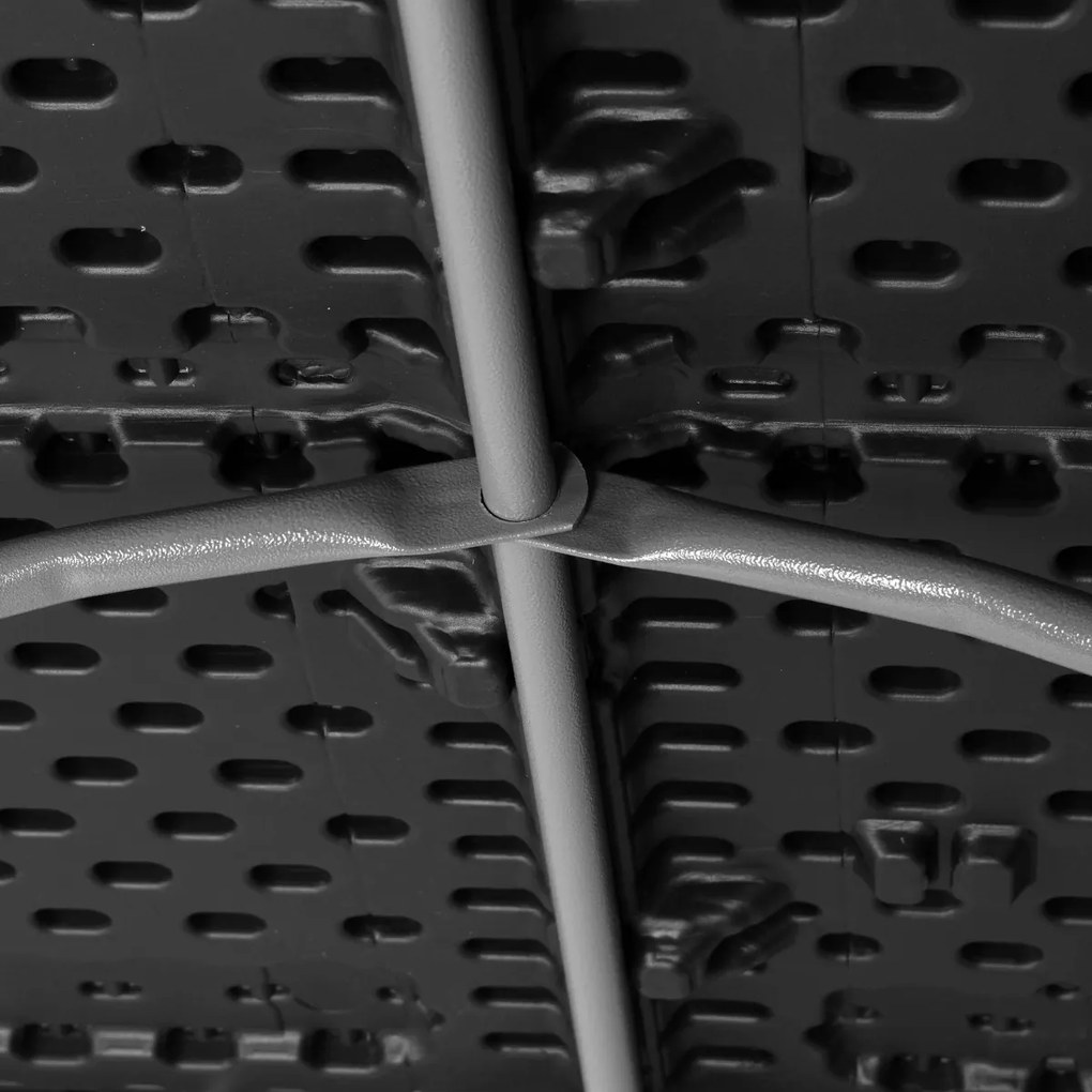 Cateringový stôl FETA 180 cm čierny