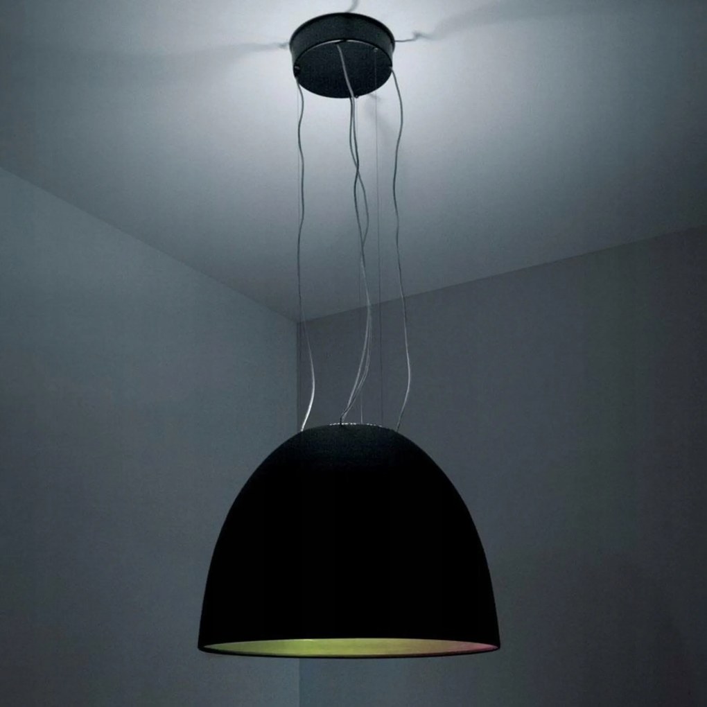 Artemide Nur 1618 Halo 2x500W antracitovo šedá závesné svietidlo 90cm