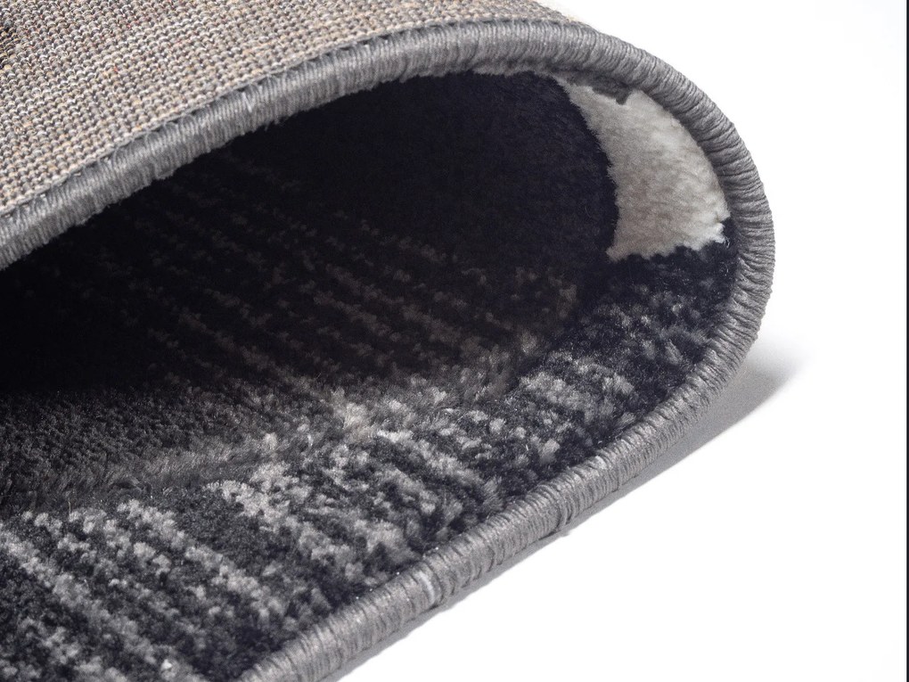 Spoltex, Kusový koberec Florida grey 9828, 80x150, šedá, chodba / predsieň