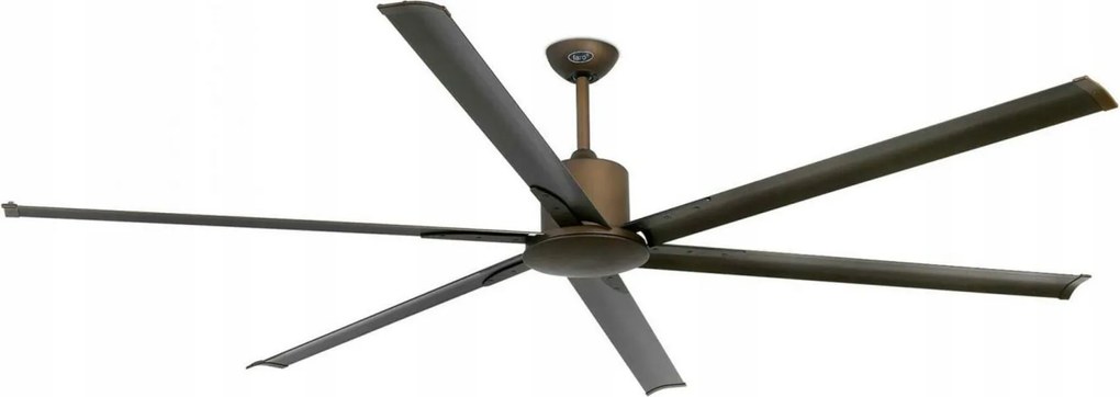 Stropný ventilátor Faro Andros XL hnedý, jednosmerný motor, XXL, 6 rýchlostí, dálkov