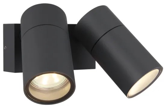 Globo 3209-2 - Nástenné bodové svietidlo PIPER 2xGU10/35W/230V