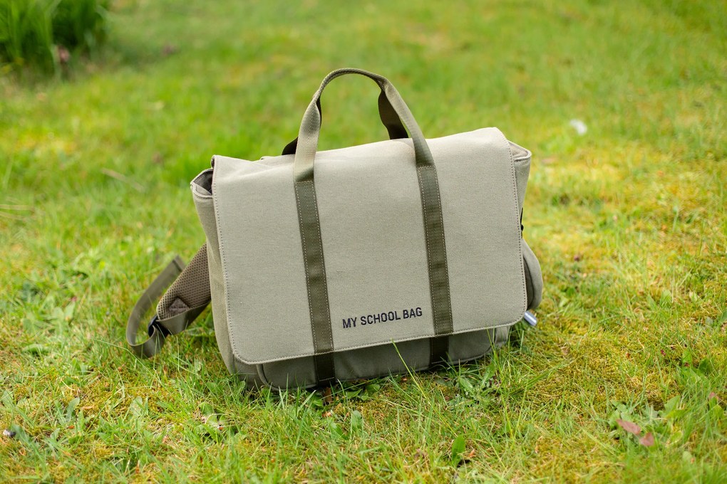 Školská taška Canvas Khaki
