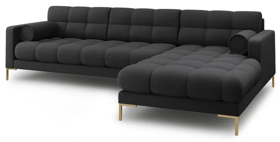 Tmavosivá rohová pohovka (pravý roh) Bali – Cosmopolitan Design