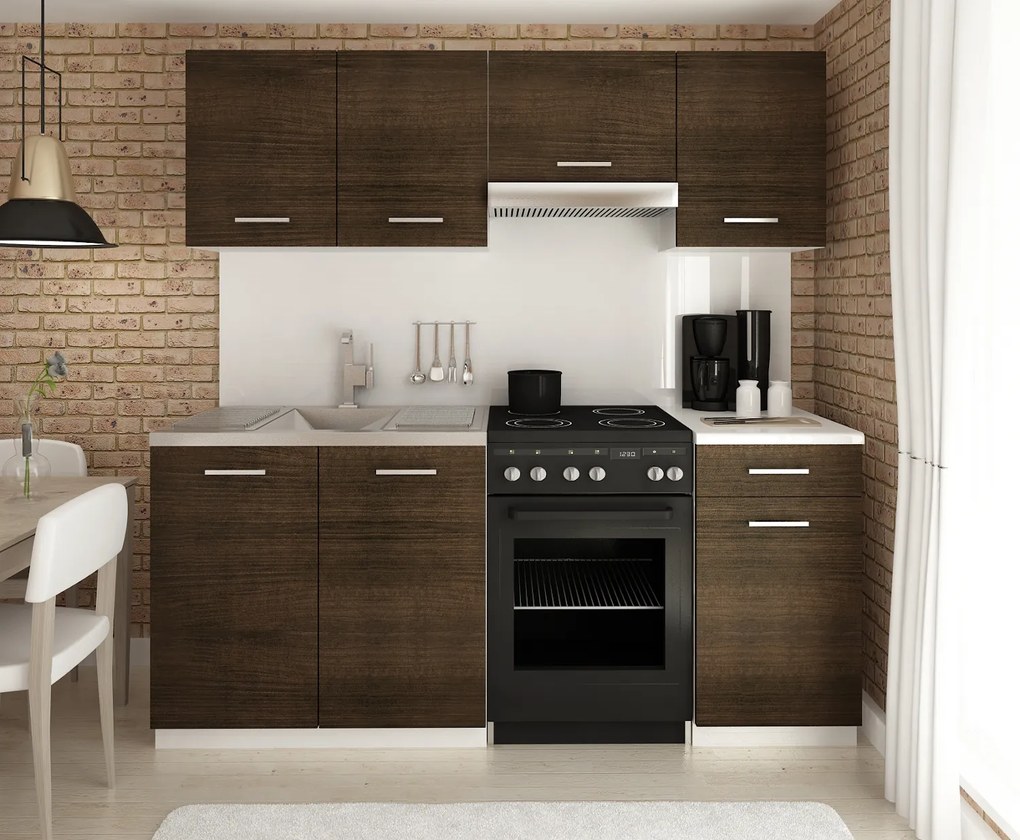 APART kuchynská linka 180 - wenge