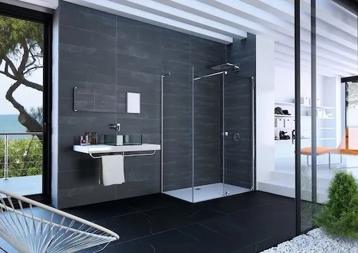 Huppe Xtensa pure bočné zástena k sprchovacím dverám 90 cm hüppe XT0307.069.322