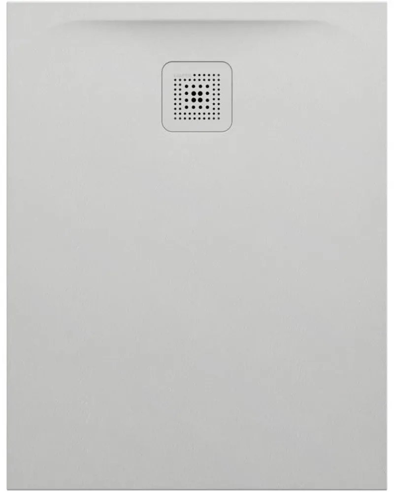 LAUFEN Pro obdĺžniková sprchová vanička z materiálu Marbond, odtok na kratšej strane, 900 x 700 x 28 mm, svetlá šedá, H2169560770001
