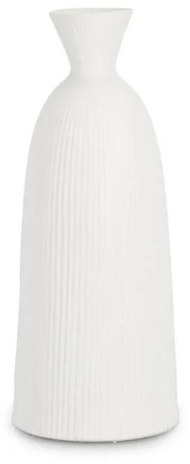 Váza brucha 45.5 cm biela MUZZA