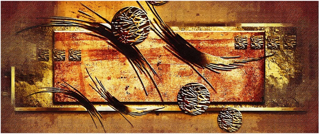 Obraz abstrakcie (120x50 cm)