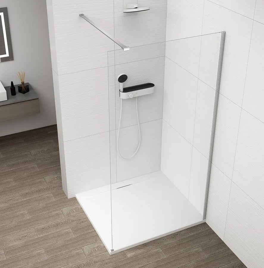 Polysan Polysan, KAZUKO sprchová vanička z liateho mramoru, 100x90 cm, 40336