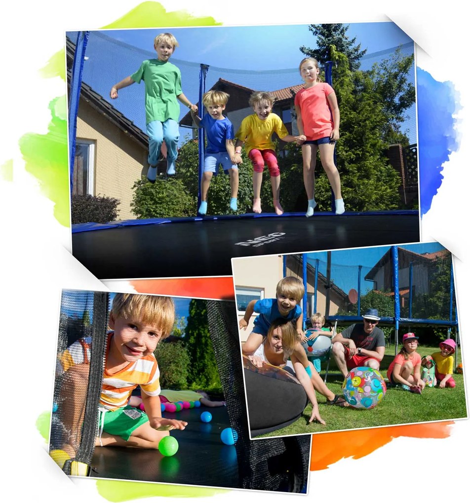 Detská záhradná trampolína 10ft/312cm Neo-Sport NS-10C201