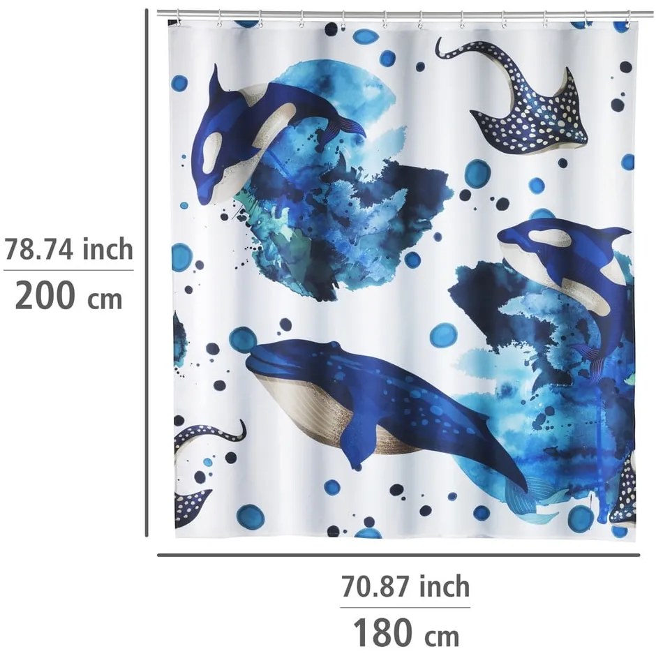 Sprchový záves 200x180 cm Aquaris – Wenko