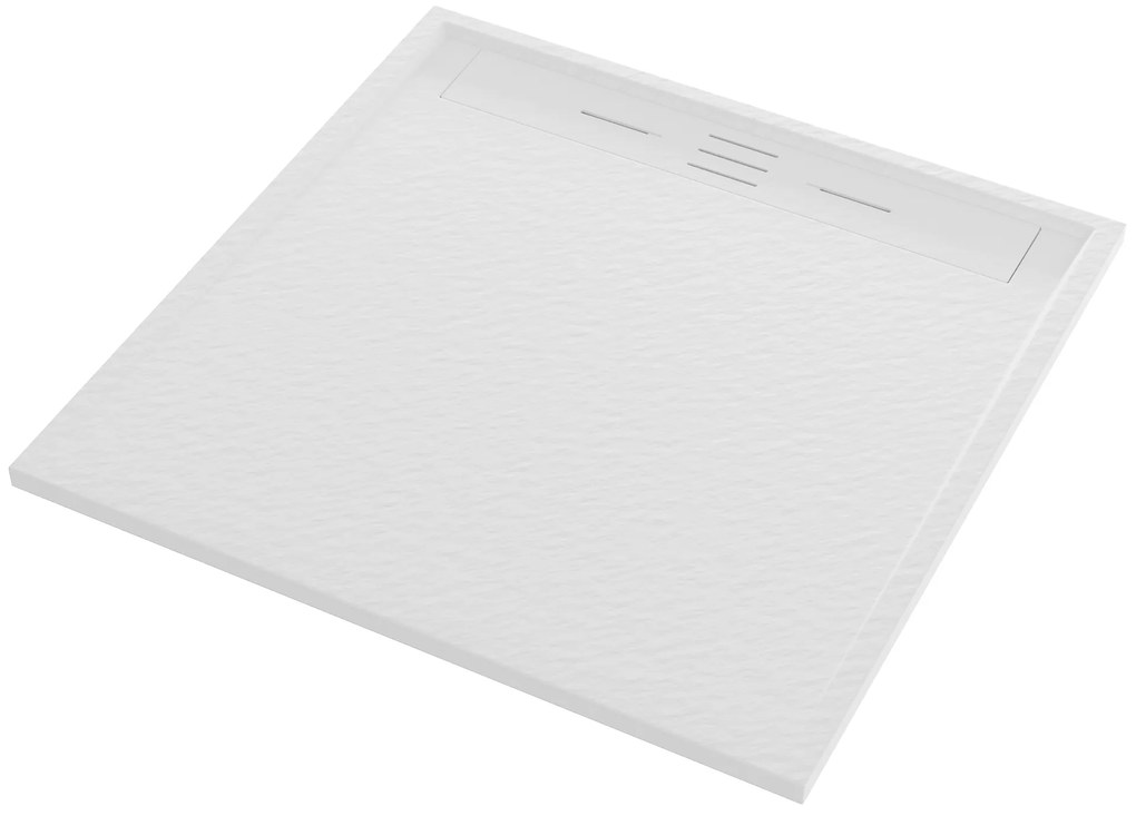 Erga Almac, SMC sprchová vanička 100 x 100 x 3 cm, biela, ERG-GMA-AL-100100