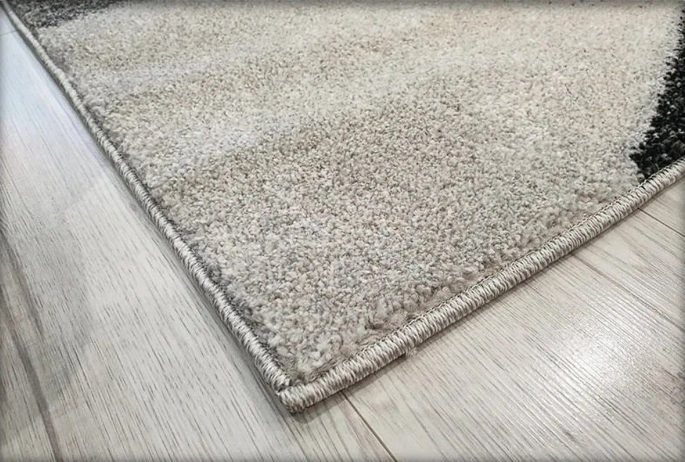 Moderný koberec Rio 509 v béžovo-sivej kombinácii fariem Rozmer: 80x150 cm