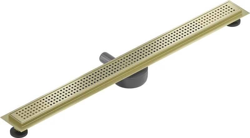 Mexen Flat 360° M08 sprchový žľab 80 cm, zlatá matná, 1A25080-40