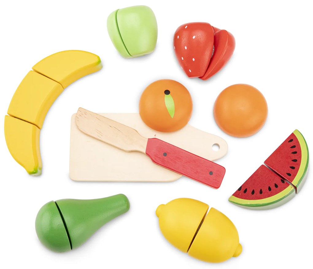 Súprava krájania - košík s ovocím