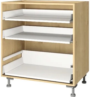 Korpus spodnej kuchynskej skrinky BE SMART XL S 80 3Z dub arlington