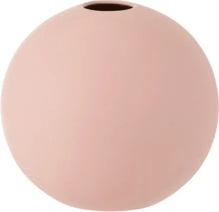 Ružová keramická váza Ball - Ø 25 * 23,5 cm