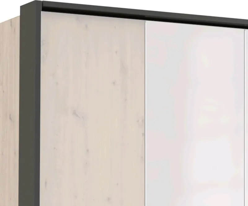 Paspartový rám k šatníkovej skrini Coventry, 228 cm, antracitová oceľ