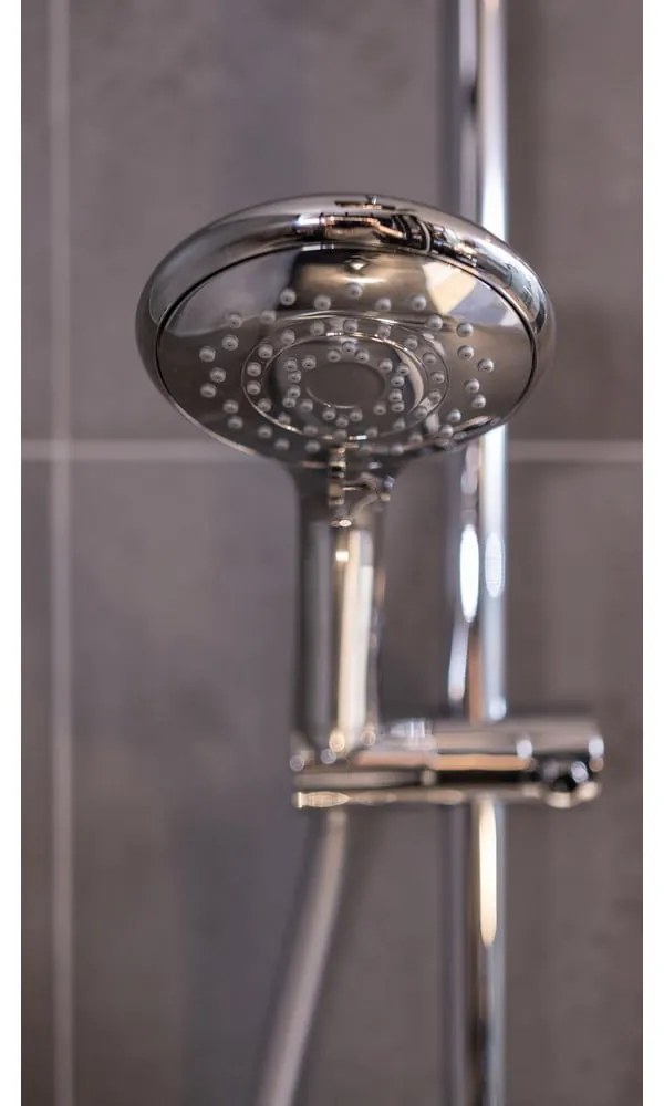 Úsporná chrómovaná sprchová hlavica Wenko Automatic, ø 11 cm