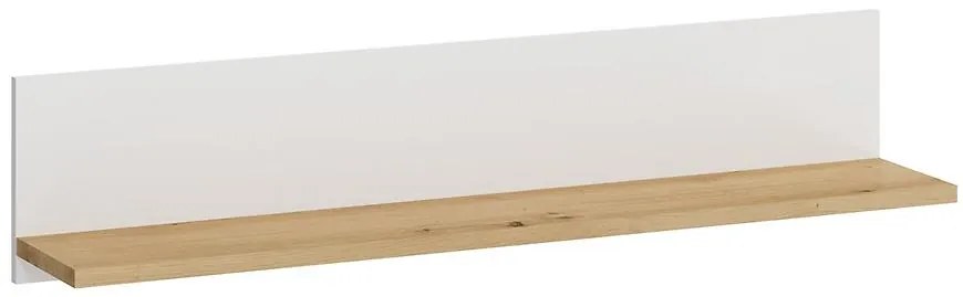 Polička Avila AILP01 biela/dub artisan