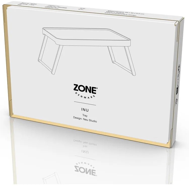 Odkladací stolík z jaseňového dreva 32x49,5 cm Inu – Zone