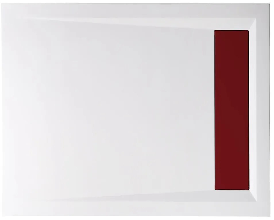 Polysan Polysan, VARESA sprchová vanička z liateho mramoru so záklopom, obdĺžnik 100x80x4cm, 71605