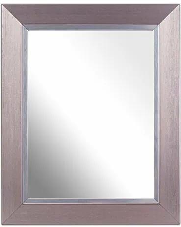 Inov8 Zrcadlo s rámem - stříbrná 20x15 cm