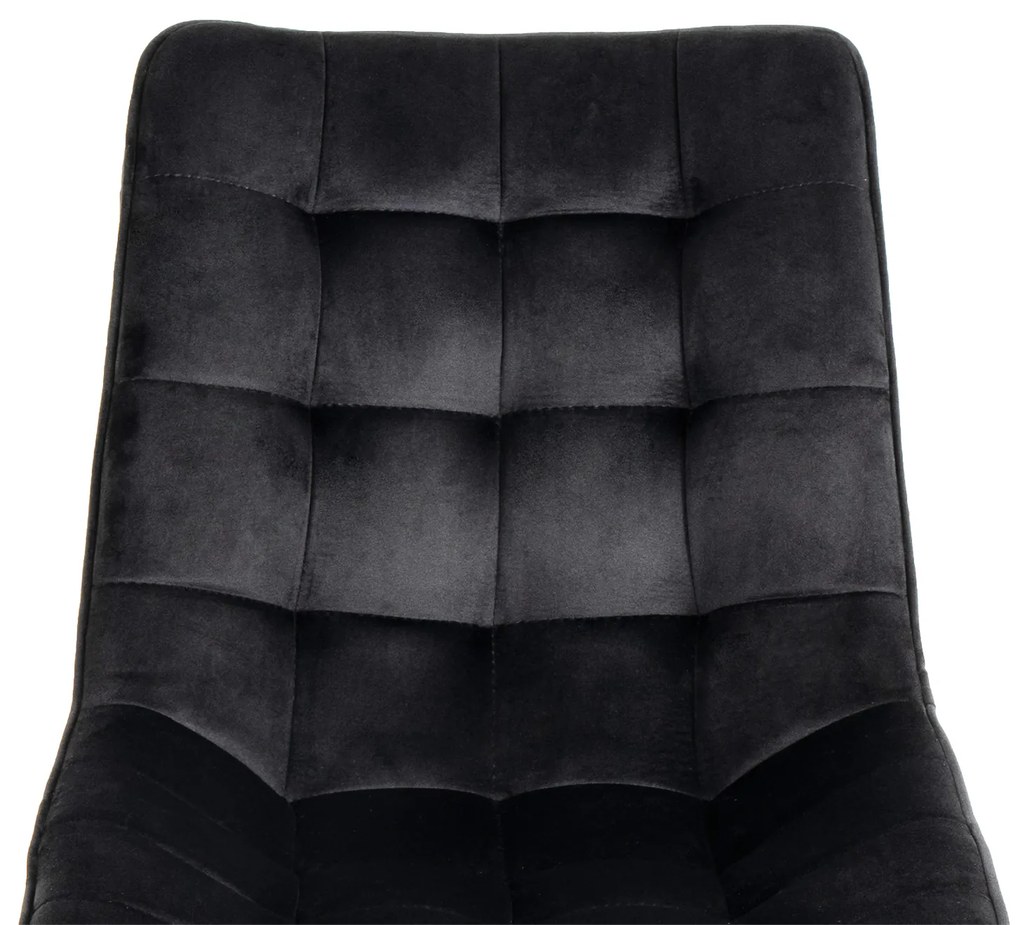 Noela Zamatová jedálenská stolička BELLA čierna