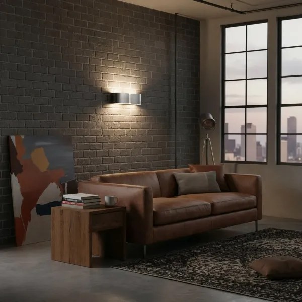 Ideal Lux - Nástenné svietidlo CLIP 2xE27/60W/230V lesklý chróm