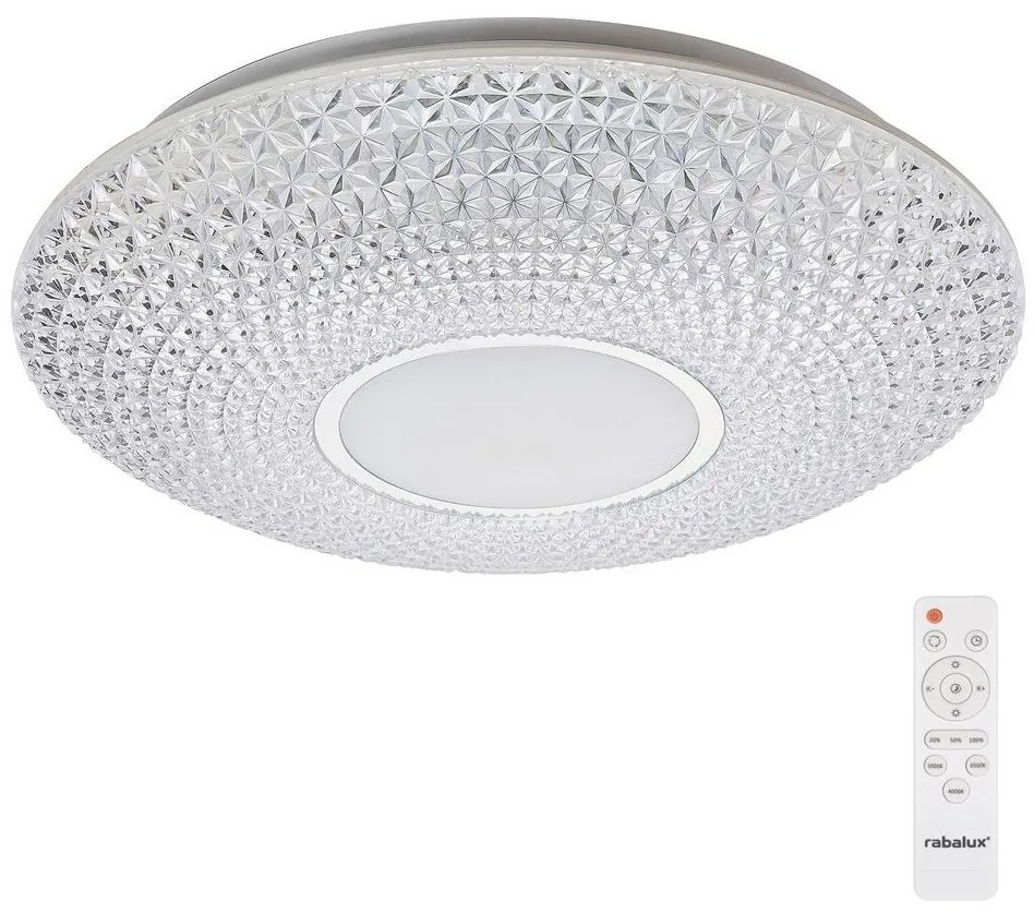 Rabalux Rabalux 1518 - LED Stmievateľné stropné svietidlo na diaľkové ovládanie CORALIA LED/48W/230V RL1518