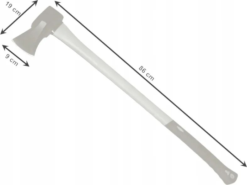 CH Sekera na štiepanie dreva 2000 g / 86 cm