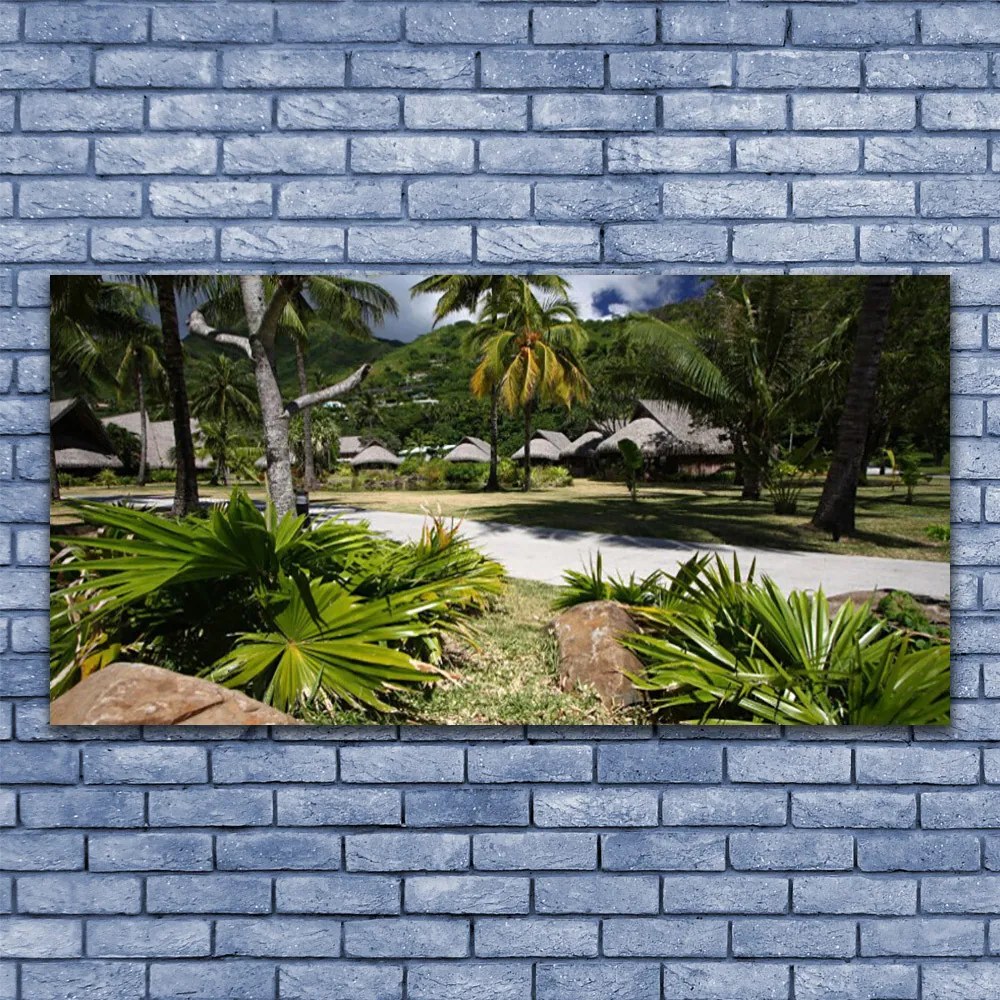 Obraz plexi Listy palmy stromy príroda 120x60 cm