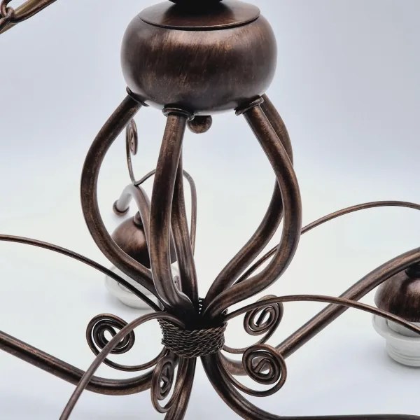 Luster na reťazi RETRO II 5xE27/60W/230V