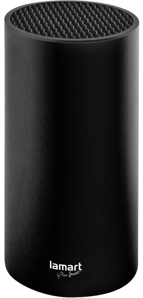 Lamart LT2081 blok na nože 22,5 cm, čierna