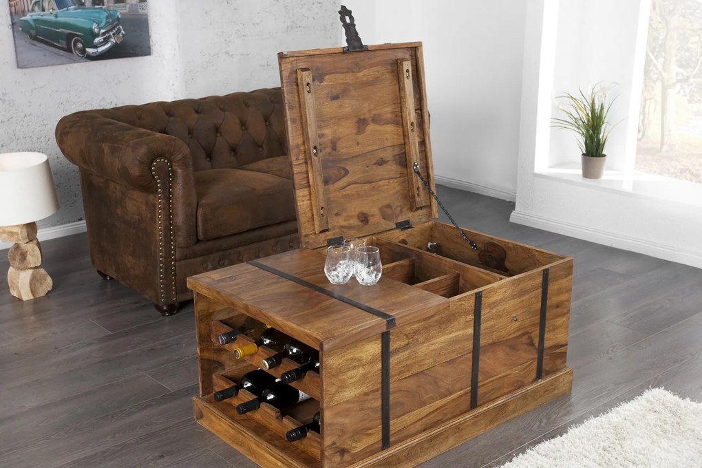 Konferenčný stôl 39060 100x60cm Winebar Drevo Palisander - PRODUKT JE SKLADOM U NÁS - 1Ks