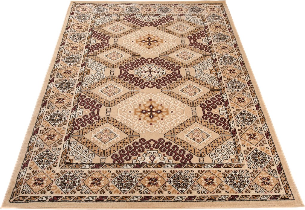 TA Koberec C031A LIGHT BEIGE EUFRAT BGX Béžový (svetlý) Obdĺžnikový Rozmer: 120x170 cm