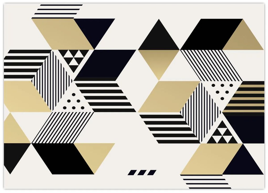 Obraz - Geometrické tvary N⁰1 (70x50 cm)