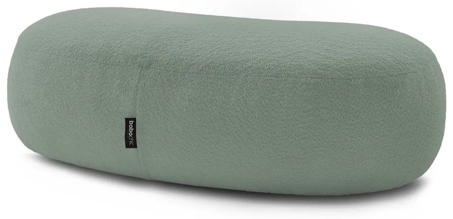 Svetlozelená podnožka z textílie bouclé Saint-Germain – Bobochic Paris