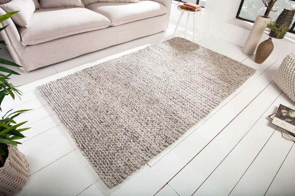 Dizajnový koberec Allen Home 200 x 120 cm sivý | BIANO