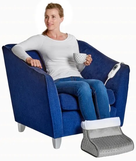 Concept BV1020 - Elektrická vyhrievaná topánka 100W/230V 30x30 cm sivá/biela