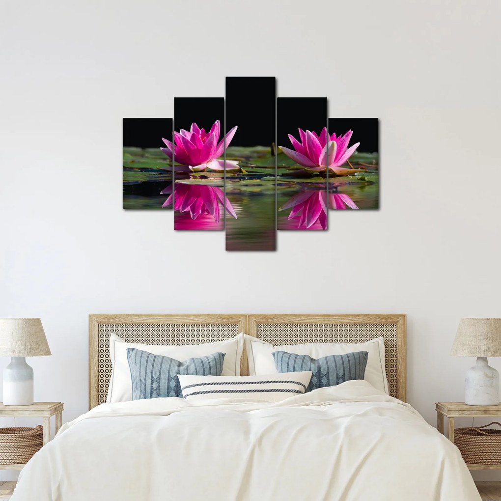 Obraz lekien na vode (150x105 cm)