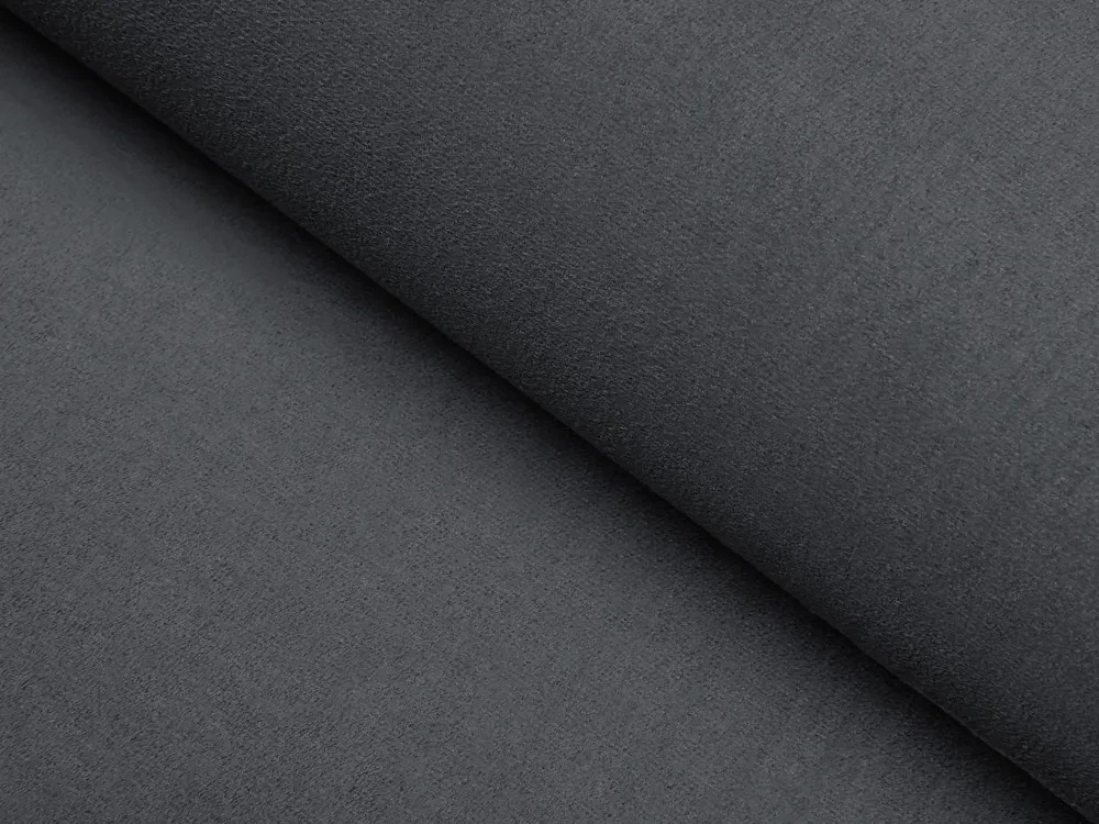 Biante Okrúhly obrus/imitácia brúsenej kože Alcantara ALC-016 Antracitovo sivý Ø 40 cm