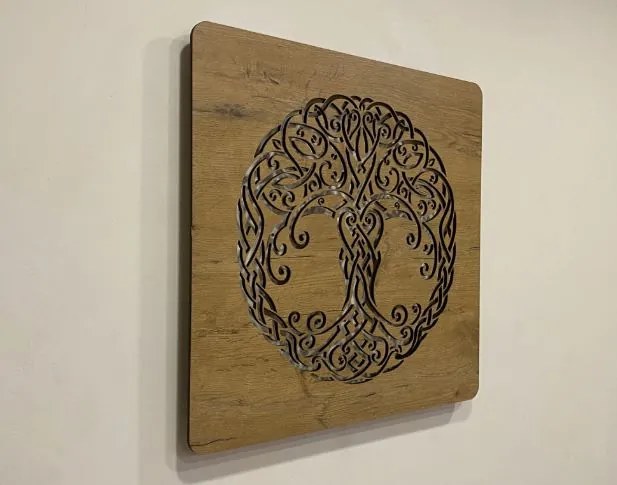 Obraz Keltský strom života s led podsvietením