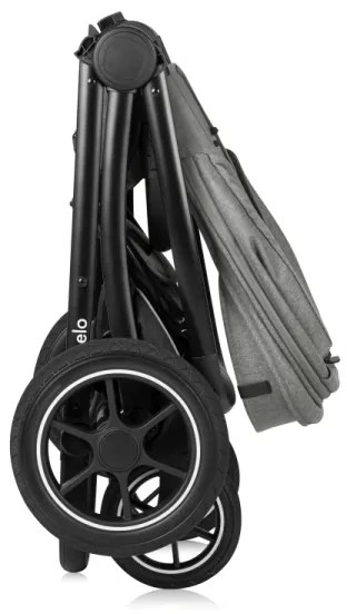 Lionelo - Kombinovaný kočík 3v1 MERIL Grey Stone