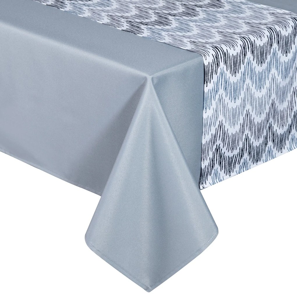 OBRUS ANITA2 SADA 140X180 CM, 33X180 CM VZOROVANÝ